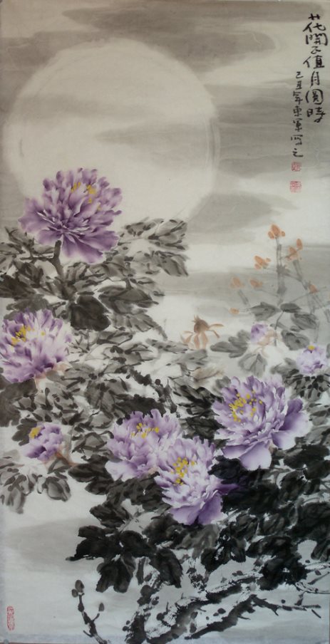 著名花鸟画家赵东军老师的绘画艺术